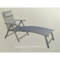 Tumbona plegable plegable al aire libre Chaise Lounge Chair Patio Furniture Pool nuevo con almohada